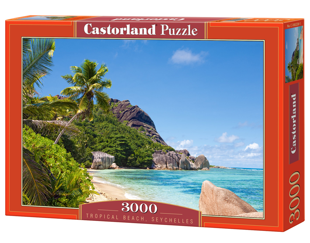 Puzzle Castorland Tropical Beach, Seychelles 3000 Dielikov