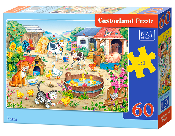 Puzzle CAstorland Farm 60 Dielikov