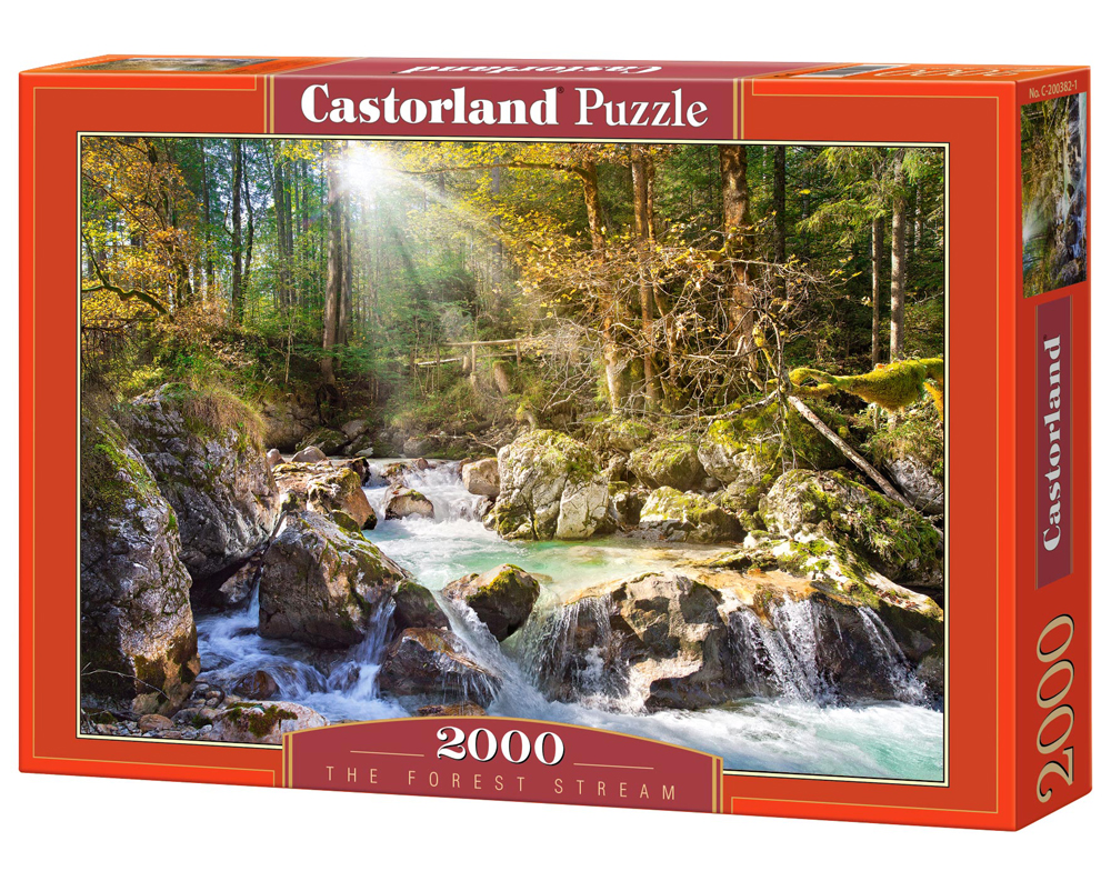 Puzzle Castorland The forest stream 2000 Dielikov