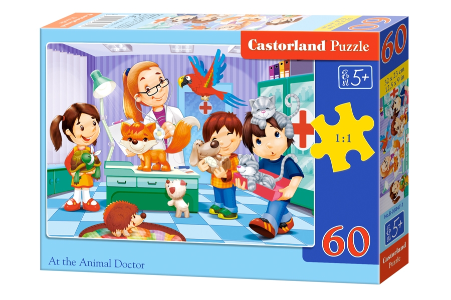 Puzzle Castorland At the Animal Doctor 60 Dielikov