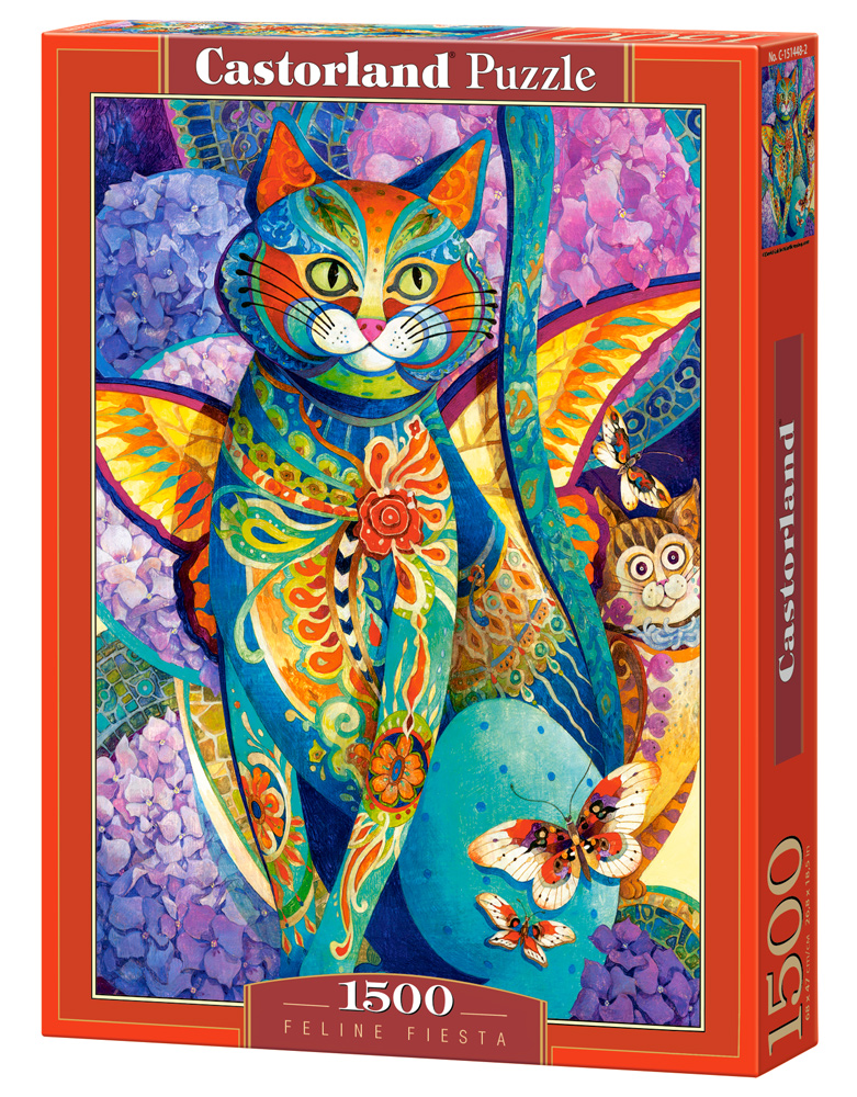 Puzzle Castorland Feline Fiesta 1500 Dielikov