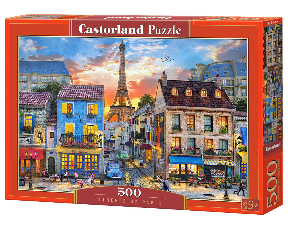 Castorland Puzzle Streets of Paris 500 Dielikov